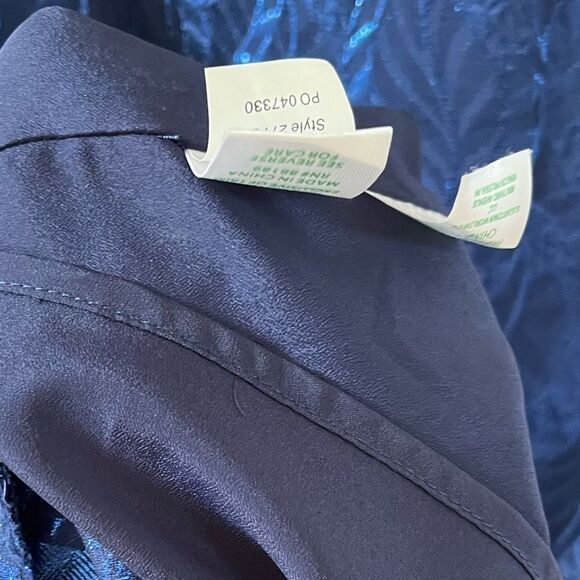 Lilly Pulitzer Marquette Shift Dress In True Navy Silk Leaf Jacquard M NWOT - Picture 10 of 14